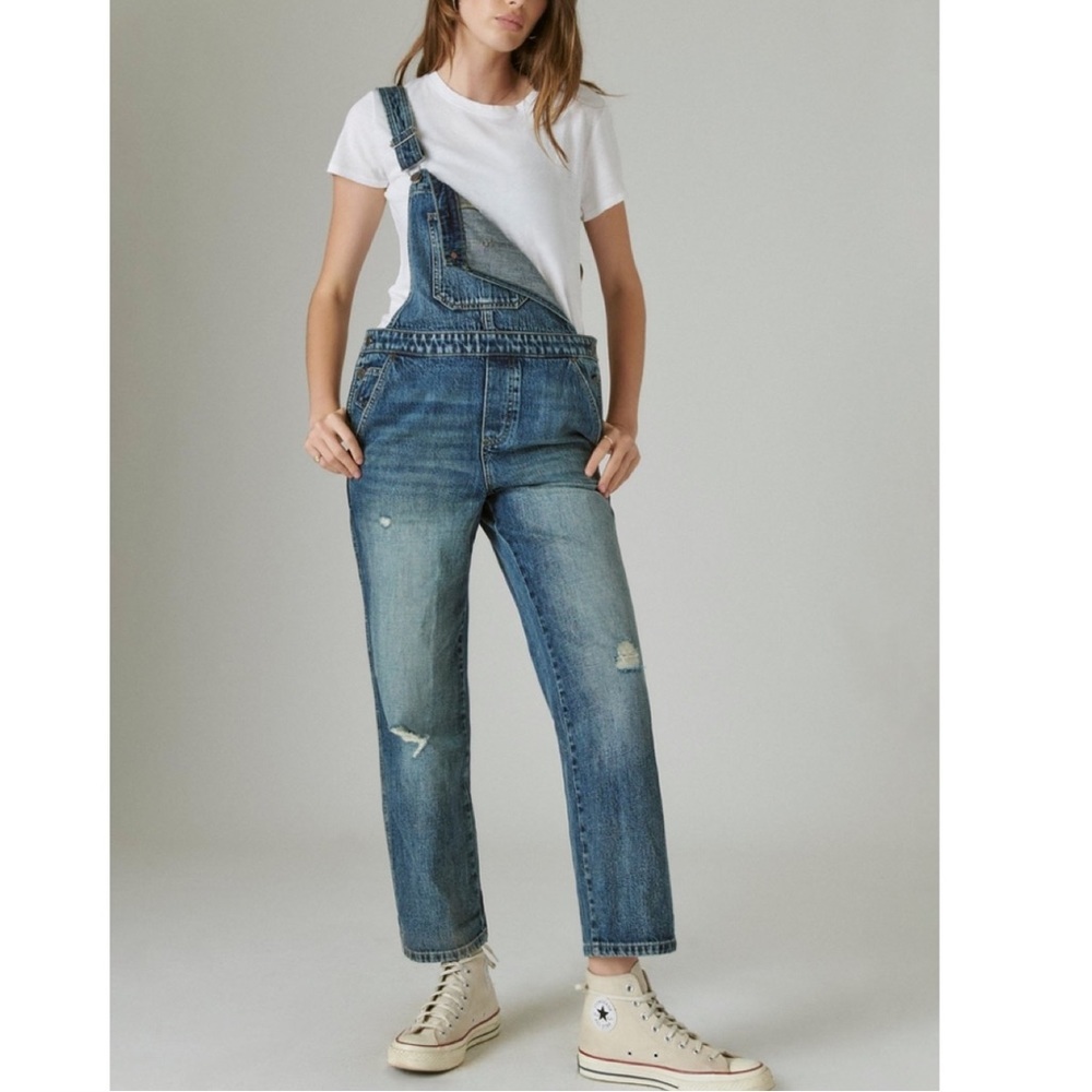 Lucky Brand Blue Denim Women Jeans Overalls
